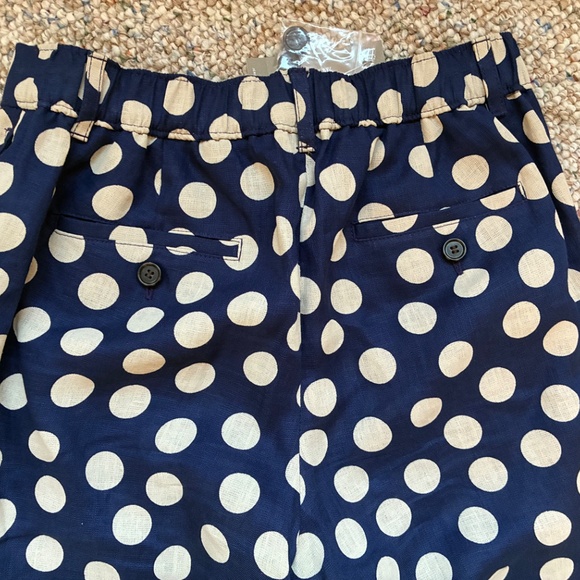 J Crew 100% Linen Harbor Pants XXS - NWT - Picture 7 of 8